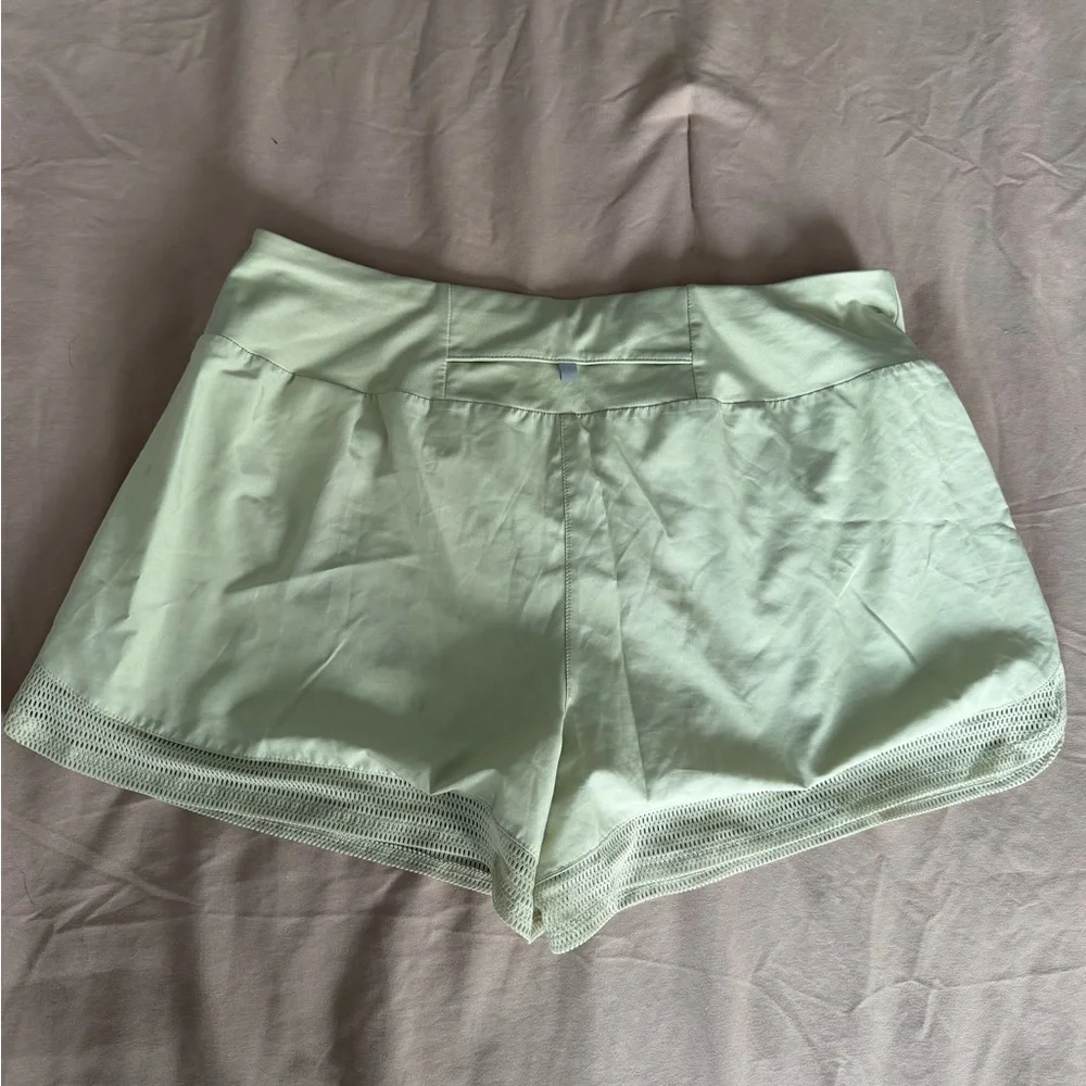Nike DriFit Athletic Shorts Light Green - Picture 3 of 3